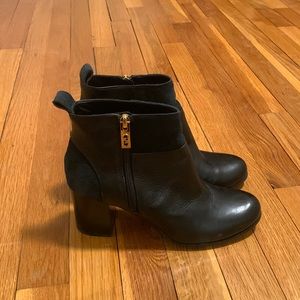 Cole Haan Leather and Suede Booties